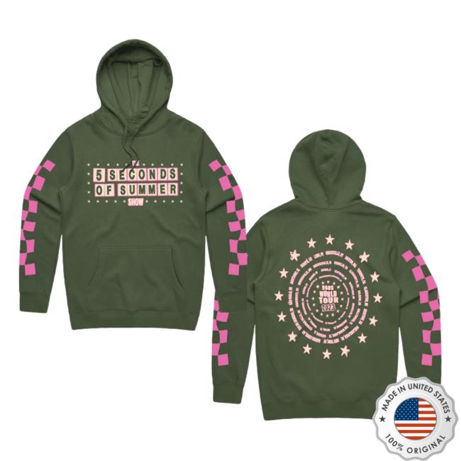 5Sos Army Green Tour Pullover Sweatshirt