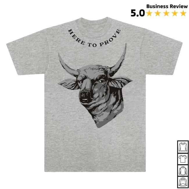 ZachBryan Merch Store Zach Bryan Shop Here To Prove Grey Tshirt Apparel Clothing