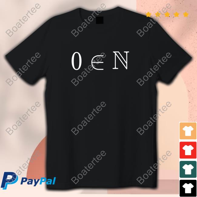 Zero Is A Natural Number Special Edition Shirt New