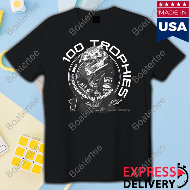100 Podiums - Shirt 2024 - Max Verstappen Limited Edition