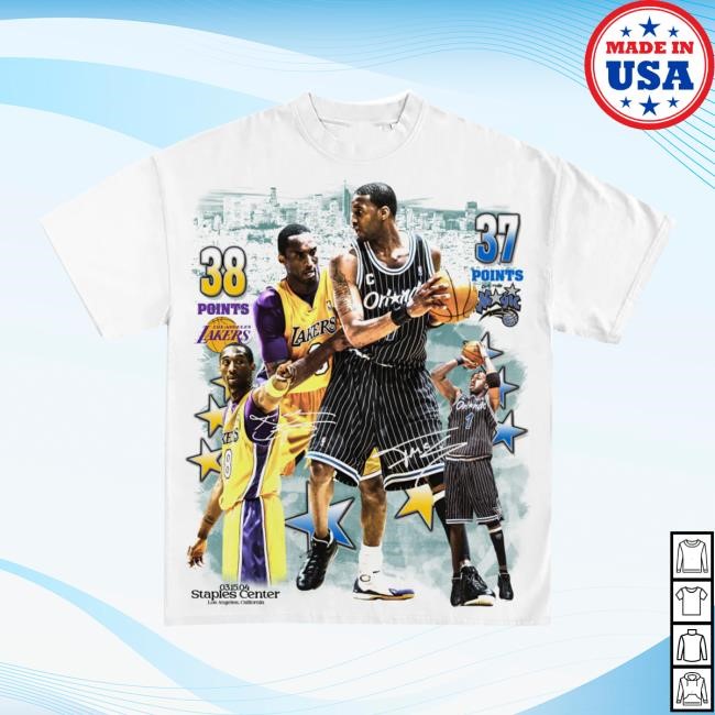 2004 Kobe Bryant Vs Tracy Mcgrady Face-Off T-Shirt
