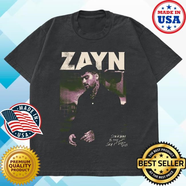 Zayn Official Store Stairway To The Sky Tour D2c Exclusive Shirt
